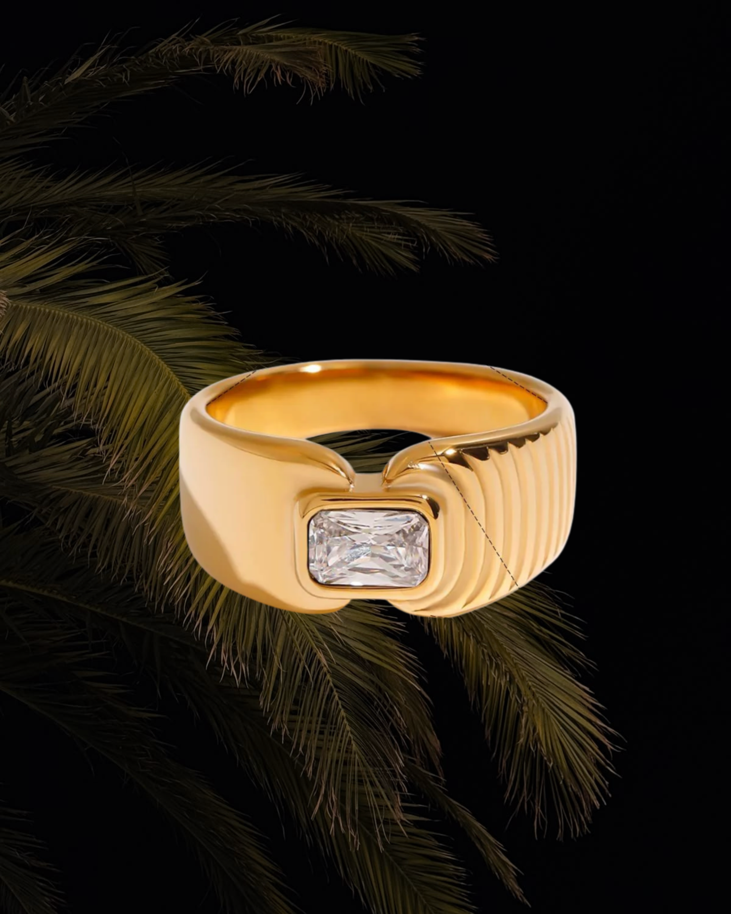Regal Rectangle Signet Ring