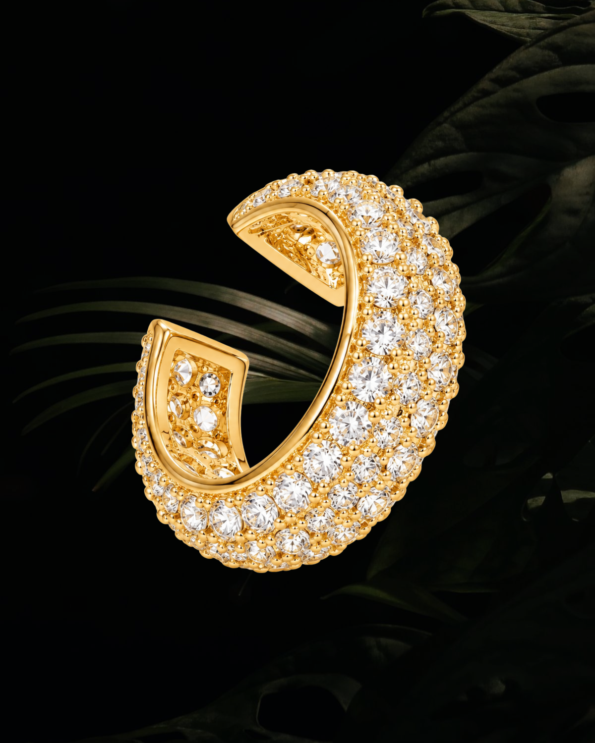 Gianna Crystal Ear Cuff