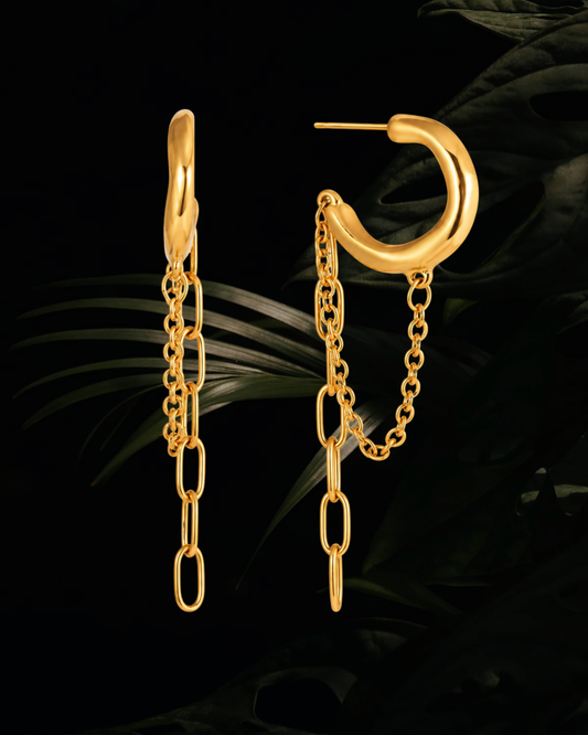 Capri Chain Hoops