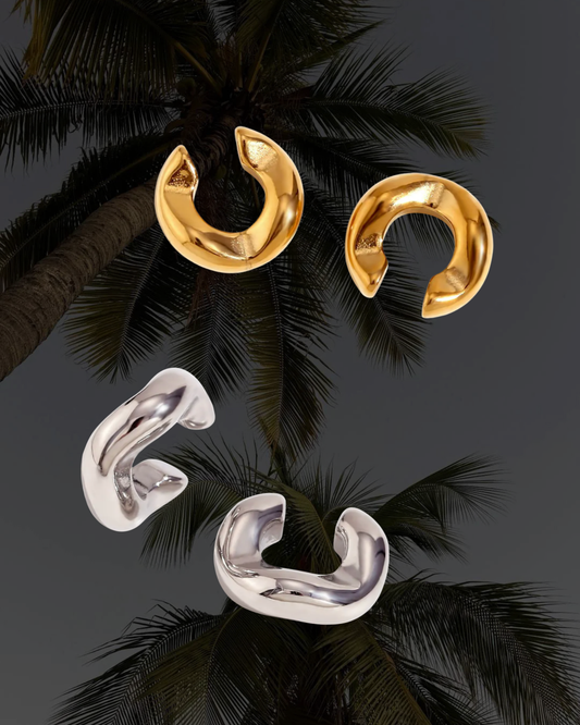 Wave Ear Cuffs