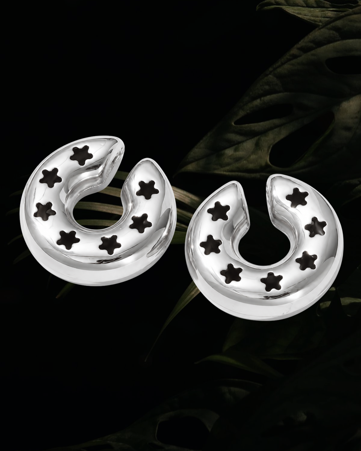 Nova Ear Cuffs Silver