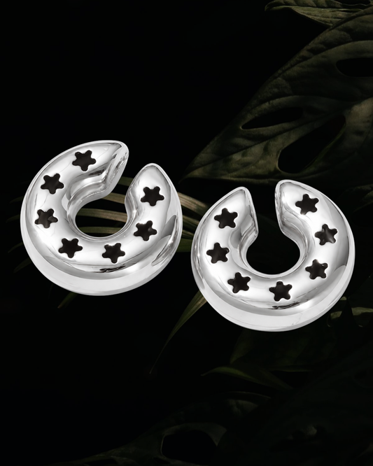Nova Ear Cuffs Silver