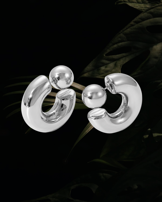 Solara Earrings Silver