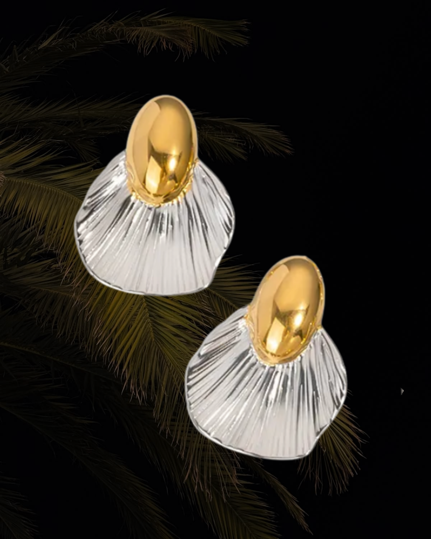 Seashell Statement Earrings