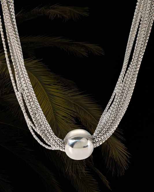Multi-Layer Ball Pendant Necklace